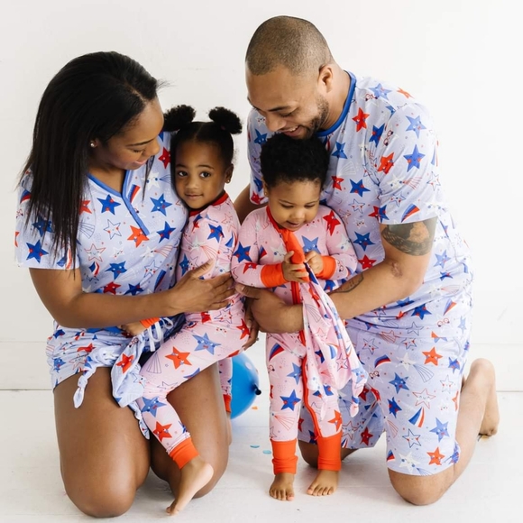 Little Sleepies Stars and Stripes Shirt - Picture 3 of 3